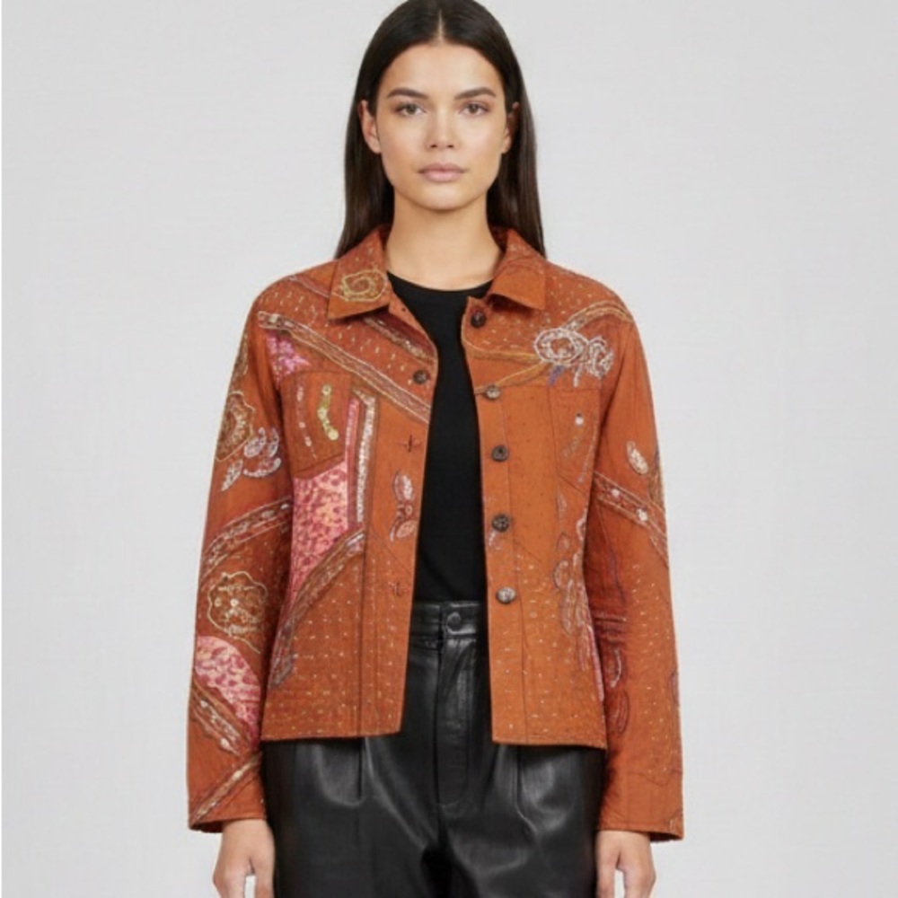 Julia Kim‎ flower jacket